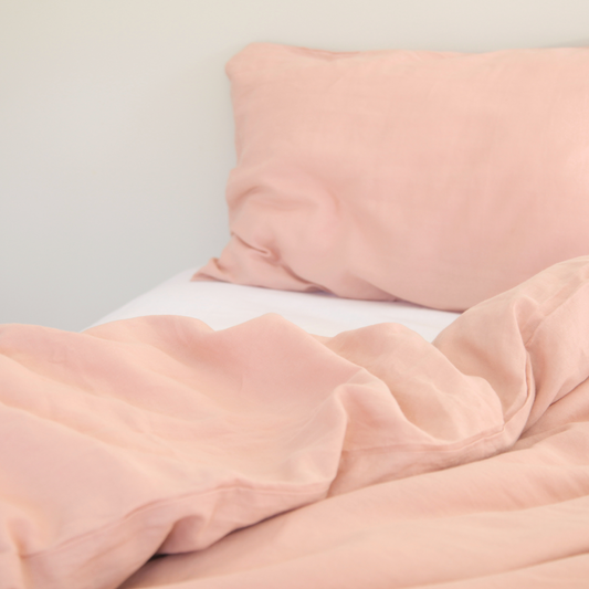Pure Linen Duvet Cover Set - Sunset