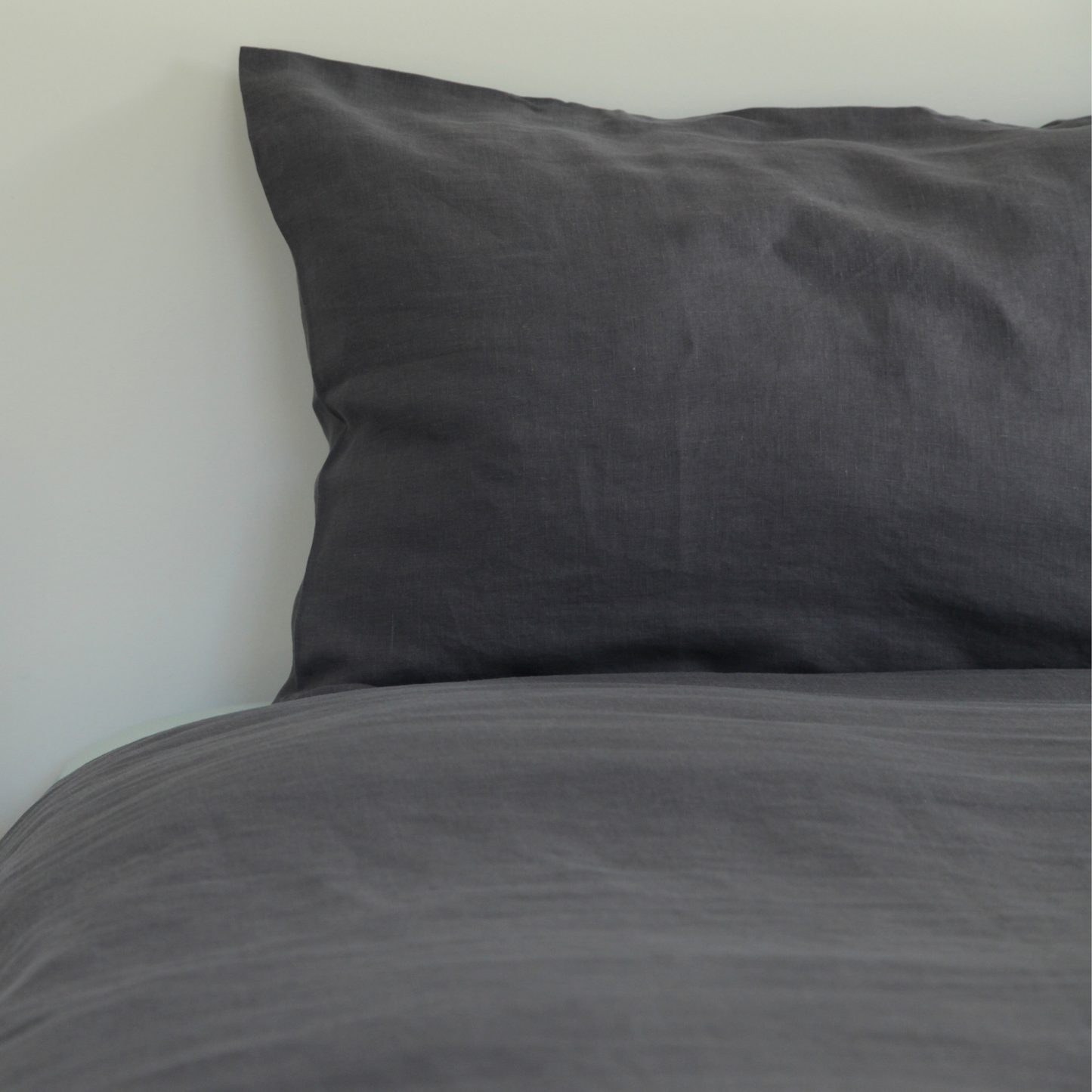 Pure Linen Sheet Set – Charcoal