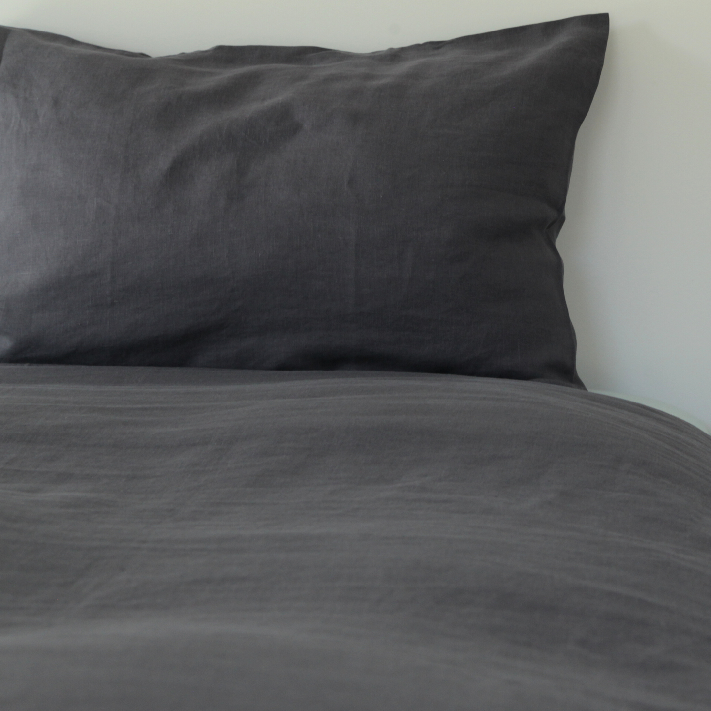 Pure Linen Sheet Set – Charcoal